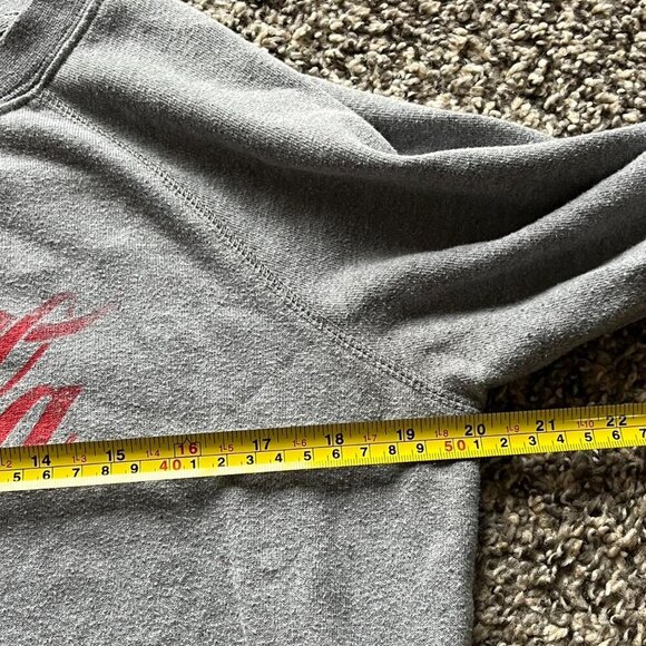 Coca Cola Gray Womens Medium Cotton Blend Long Sleeve Sweatshirt - Picture 5 of 6